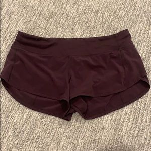 Lululemon Speed Shorts Size 8